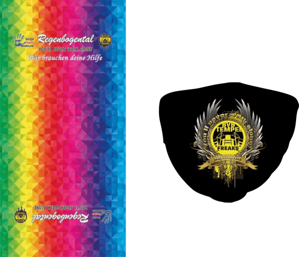 BVB Tempelfreaks Nikolaus-Set Neckwarmer und Maske